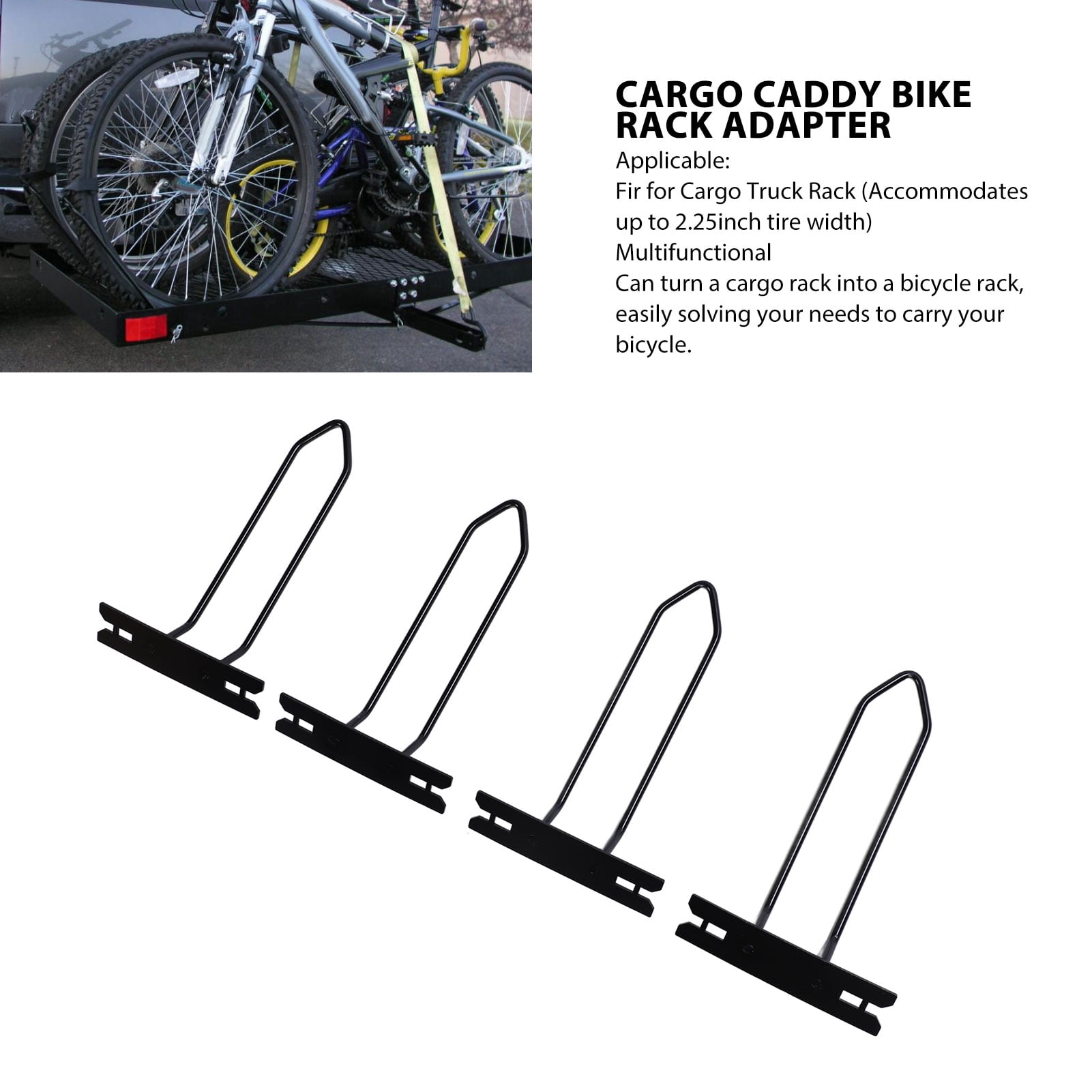 Cargo Caddy Bicycle Rack Adapter Durable Cargo Caddy Bike Rack Adapter Safe for Cargo Truck Rack