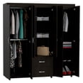 thumbnail image 1 of Closet Armable Bariloche Wengue Armario Recámara Excelsior Excelsior Moderno, 1 of 5