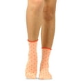 thumbnail image 6 of TeeHee Women's Fashion Ankle Socks, 3 Pair combo (Polka Dot), 6 of 6