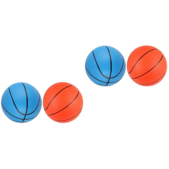 4 pcs  Small Basketball Mini Plastic Basketball Youth Basketball For Toddlers Kids