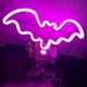 thumbnail image 5 of Letreros De Murciélago De Neón LED, Luces De Halloween Con Pilas USB Para Fiesta De Cumpleaños, Boda, Navidad, 5 of 8
