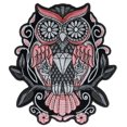 thumbnail image 1 of Sugar Owl Roses 5 inch Quality Iron On Patch HTL10064 F5D18U, 1 of 3