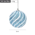thumbnail image 1 of 1/6Pcs 8cm Christmas Tree Hanging Balls Sequined Shiny  Foam Bauble Pendant, 1 of 4