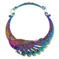 thumbnail image 1 of Collier Déclaration Forme de Dragon Paon à la Mode Collier en Alliage Collier Bavoir pour Femmes, 1 of 10