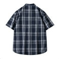 thumbnail image 3 of CHGBMOK Mens Shirts Casual Short Sleeve Button Down Dress Shirts Summer Beach Wedding Shirt M-4XL, 3 of 3