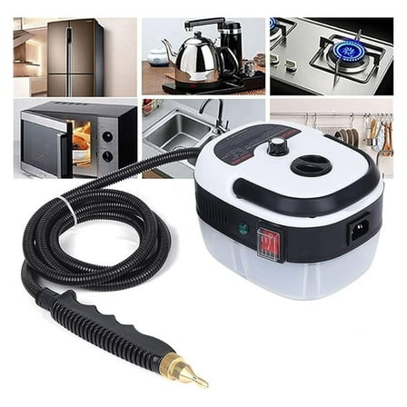 Handheld Steam Cleaner - 110V 2500W High Pressure Cleaner for Kitchen, Bathroom, Appliances - Stain Removal, Degreasing, Sanitizing