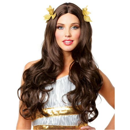 Women's Greek Goddess Halloween Wig - Brunette