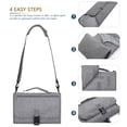 thumbnail image 7 of SPEKSEE Portable Diaper Changing Pad - Outdoor Travel Foldable Waterproof Diaper Bag with Shoulder Strap and Wet Wipes Pocket, 7 of 7
