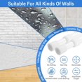 thumbnail image 2 of CHUANK 2 Pack Curtain Rod Adjustable 24-43 Inches，5/8” Diameter， White，Small Short Expandable Spring Loaded Tension Rods For Window  Bathroom  Cupboard Kitchen, 2 of 6