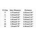thumbnail image 2 of HANXIULIN Silver Women Fashion Trend Single Full Diamond Zircon Ring Ladies Jewelry Diamond Rings for Women Size 5 11, 2 of 5