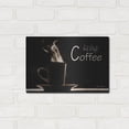 thumbnail image 3 of Luxe Metal Art 'But First Coffee' by Lori Deiter, Metal Wall Art, 16" x 12", 3 of 9