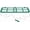 Green | 48x20 inches, variant on 4 Ft Drag Harrow Driveway Grader with 6 Ft Chain Heavy Duty Driveway Drag Tow Behind Lawn Rake for ATV UTV Tractor Mower Lawn Leveling Tool Gravel Sand Soil Hay Grey