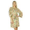 thumbnail image 1 of Bimba Women Cotton Printed Short Robe Getting Ready Bridesmaid Robes Coverup, 1 of 1