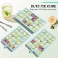 thumbnail image 2 of Ice Cube Tray with Lid Silicone Ice Cube Mold 3 Pack Easy Release Flexible Ice Moulds for Freezer BPA Free FDA Approved (blue-24), 2 of 5