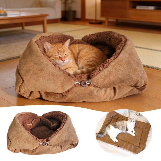 Winter Indoor Solid Color Warm Toned Small Mattress For . Blanket. Cat Bed. Bed.