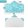 thumbnail image 3 of Blue Wave Kids Hooded Beach Towel Baby Bath Poncho Towels with Hood Absorbent 50"x23.5" for Pool Swimming, 3 of 7