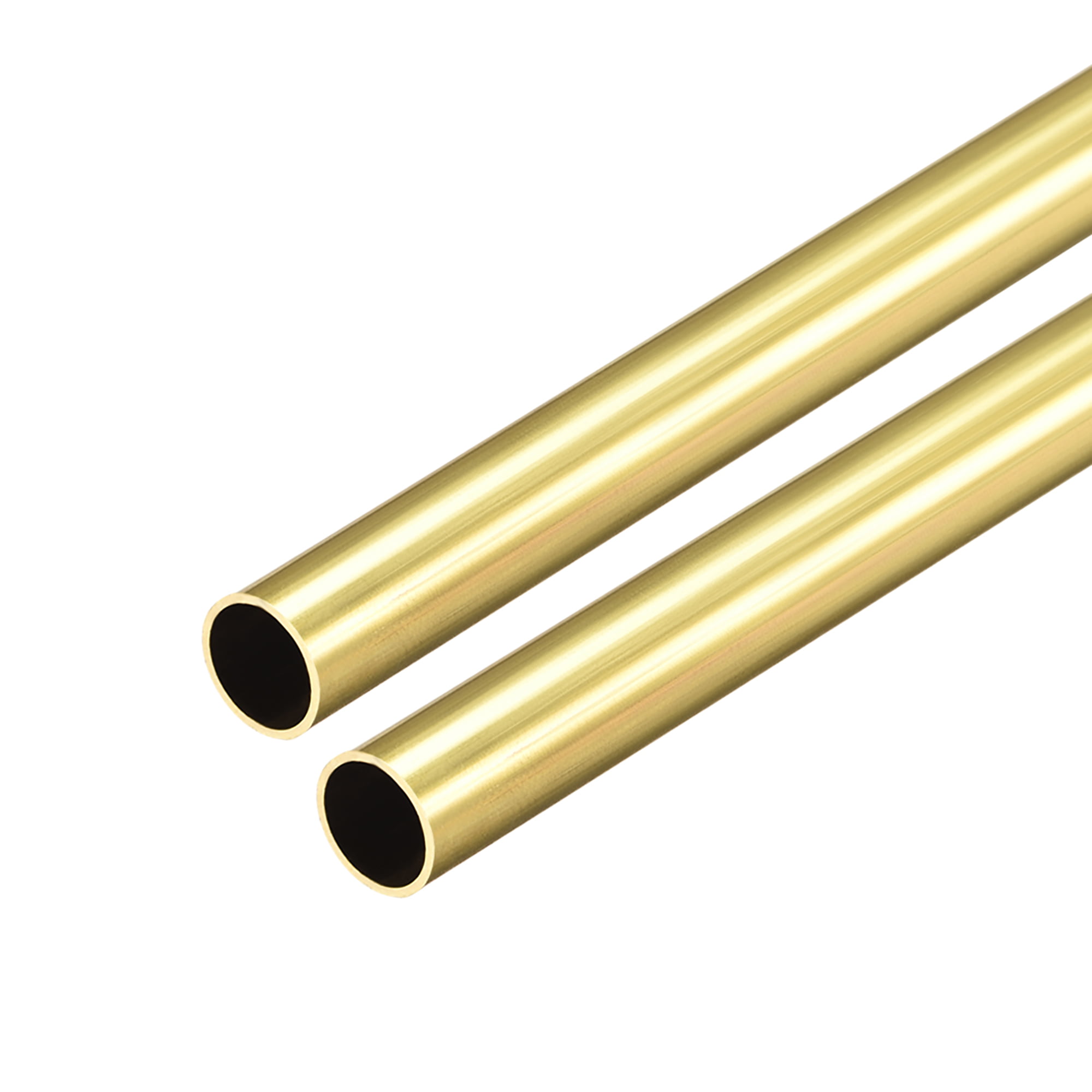 uxcell 8mm x 12mm x 500mm Brass Pipe Tube Round Bar Rod for RC Boat 