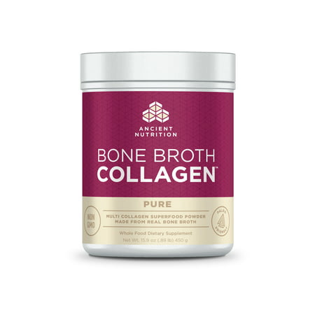 Ancient Nutrition, Bone Broth Collagen, Pure, 30 (Best Vitamins For Working Out)