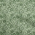thumbnail image 1 of oneOone Cotton Silk Green Fabric Asian Batik Floral Craft Projects Decor Fabric Printed By The Yard 42 Inch Wide, 1 of 4