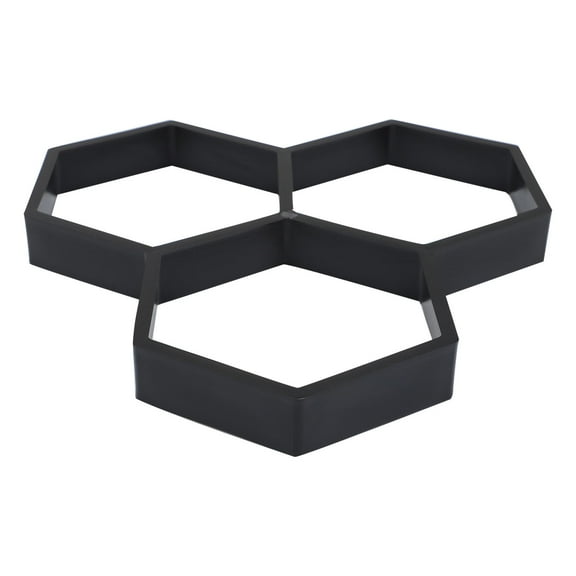 KALLORY Reusable Plastic Floor Tile Mold for Garden Paths, Walkways, Patio, Concrete Stepping Stone Mold, 1 Pc