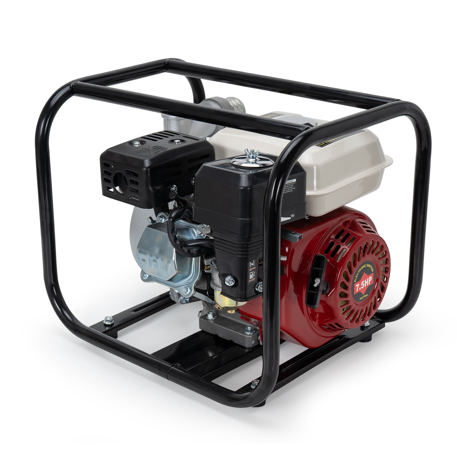 7.5HP Gas-Power Water Irrigation Transfer Pump, 2 Inch Semi Trash Water Pump