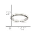 thumbnail image 3 of Classic Round Sterling Silver Toe Ring, 3 of 4