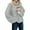 Gray, variant on absuyy Women's Cable Knit Sweaters Warm High Neck Winter Sweaters Long Sleeve Fall Pullover Tops