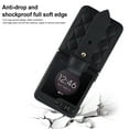 thumbnail image 5 of ELEHOLD Case for Samsung Galaxy Z Flip 6,Cute Luxury Soft Premium Leather Shockproof with Wrist strap Ultra Thin Protection Cover for Women Girl for Galaxy Z Flip 6,Black, 5 of 8