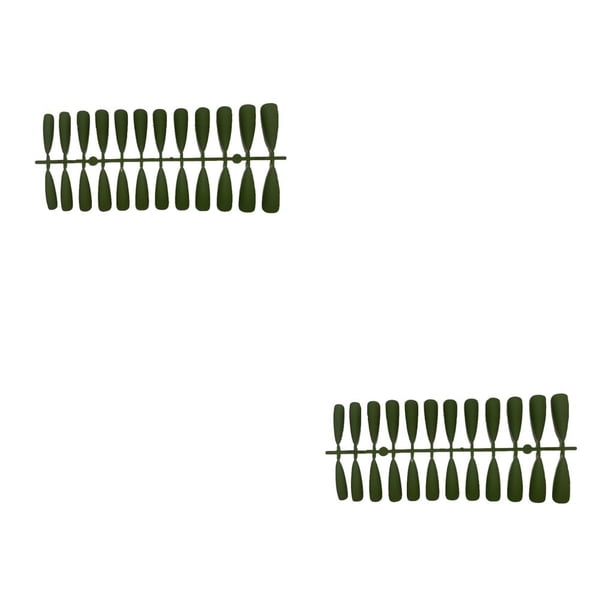 Soidarity Tabletas para mejorar las uñas Diseño de punto elegante Uña falsa Aspecto resistente a los arañazos Consejos de manicura JM-08Green JM-08Verde 2Conjunto