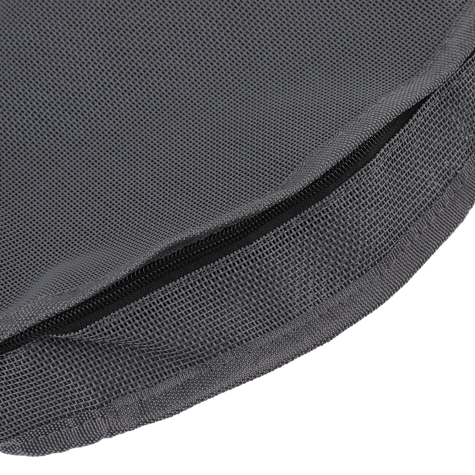 Rupoun Mesh Bath Toy Organizer Large Capacity Wall Hanging Zippered Storage Bag with 4 Adhesive Hooks for Bathroom Gray, 22 x 14.6 inches / 56 x 37 cm