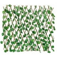 thumbnail image 6 of LShunze Expandable Faux Ivy Fence Privacy Screen for Patio Outdoor Balcony Bedroom Decor,Artificial Dark Green Hedges Wall Decoration Fencing Panel(Single Sided Leaves), 6 of 7