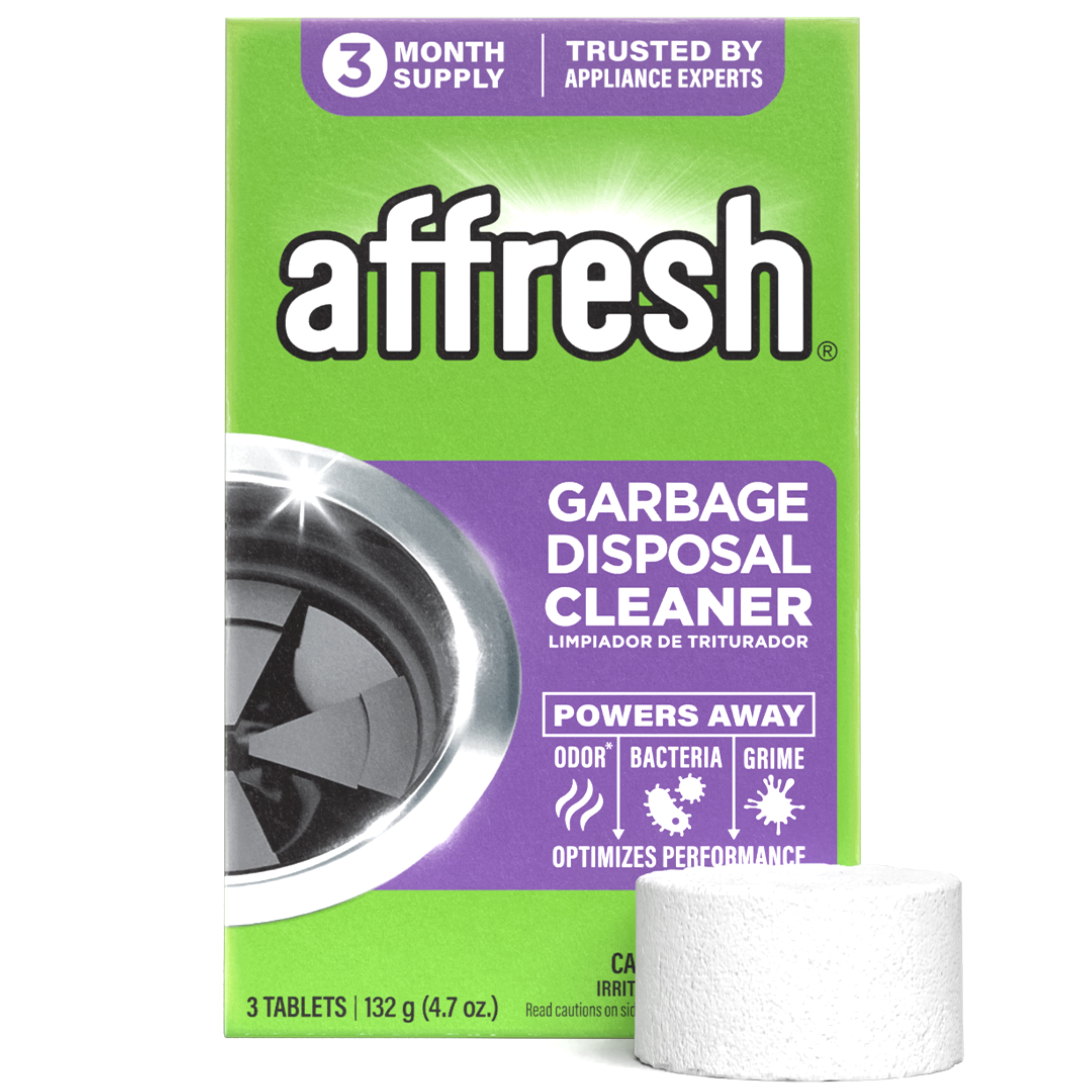 (2 pack) Affresh Garbage Disposal Cleaner, Removes Odor-Causing Residues, 3 Tablets
