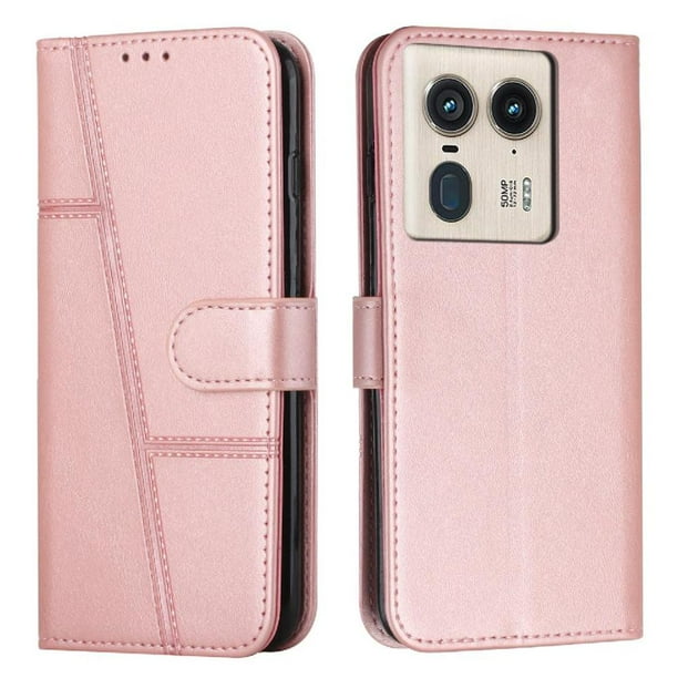 Funda Flip para FOXDOCK Motorola MOTO Edge 50 Ultra 5G – Carcasa delgada y resistente a impactos con soporte para uso diario y profesional