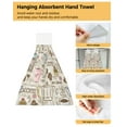 thumbnail image 4 of Stripes Summer Aqua Kitchen Hand Towel Strong absorbent Towel Washing Room Handkerchief Towel, 4 of 7