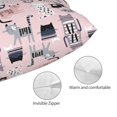 thumbnail image 3 of Fotbe Cat Funda de Almohada Decorativa Estilo Occidental, Lujo en Algodón, Fundas para Almohadas King, Cojín Estampado para Decoración del Hogar-16"x24", 3 of 6