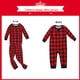 thumbnail image 5 of Nueva ropa de pijama familiar a juego con estampado de cuadros escoceses, ropa cómoda a juego para toda la familia, 5 of 5