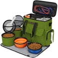 thumbnail image 1 of Bolsa de viaje para perros aprobada por Modoker Weekend Airline, color verde, 1 of 6