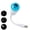 A001- Shark Water Blaster, variant on Usb Wall Mounted Led Ambient Spotlight, Galaxy Projector, Star Projector for Bedroom, Led Lights for Bedroom, 3 Pack Interchangeable Lens Films, 1.5 Inch X 3 Inch Compact