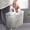 Gray, variant on Portable Dirty Clothes Basket, Large Plastic Laundry Storage Hamper for Bathroom, Closet, and Laundry Room, Hollow Design, Breathable and Convenient
