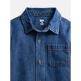 thumbnail image 2 of Wonder Nation Toddler Boys Shirt with Long Sleeves, Sizes 12M-5T, 2 of 4