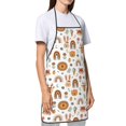 thumbnail image 3 of Gaeub cute Rainbow Animal Print Apron for Men and Women,Waterproof Apron for Cooking,Dishwashing, Lab, Butcher, Dog Grooming, 3 of 7
