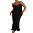 thumbnail image 1 of POINTERTECK Women‘s Long Bodycon Dress with Spaghetti Straps, 1 of 8