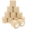 thumbnail image 1 of Venda cohesiva autoadhesiva KEQCQE de 5 cm, beige, 12 rollos, 1 of 3