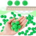 thumbnail image 2 of 300 Pieces 1 Inch Green Pompoms with 100 Pieces Wiggle Eyes, Arts and Crafts Pompom Balls for Kids DIY Art Creative Crafts Decorations, 2 of 4