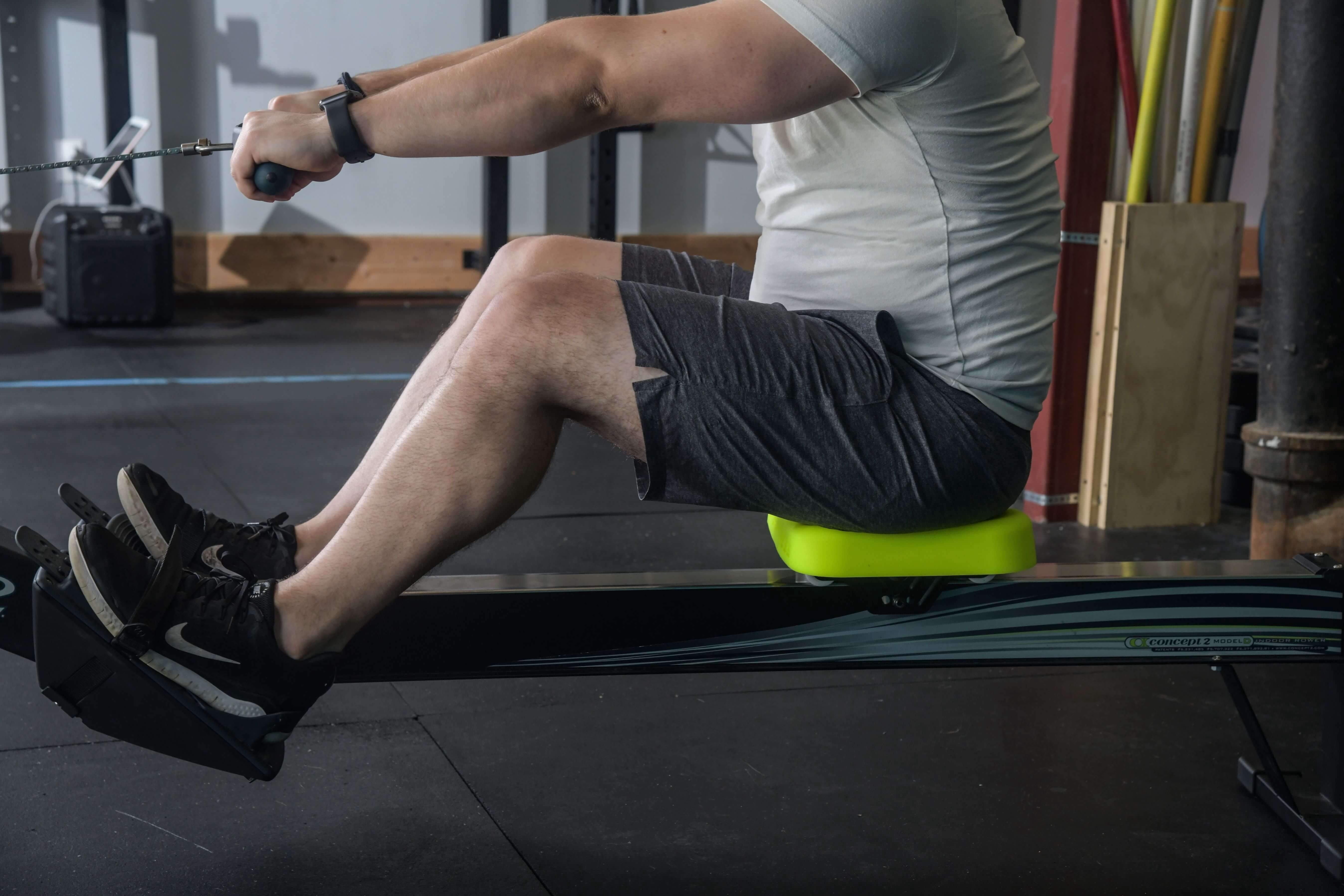 Vapor Fitness Yellow Silicone Rowing Machine Seat Cover Compatible with The Concept 2 Rowing Machine