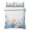White, variant on King Quilt Set 96''x106'', Blue Lightweight Bedspread Coverlet Set with 2 Pillow Shams, Retro Oil Painting Modern Abstract Art Breathable All Season Quilt Bedding for Bedroom/Guest Room