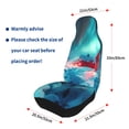 thumbnail image 4 of Pofeuu Aurora Borealis Village Print Automotive Car Seat Covers Flat Cloth Full Set Seat Covers,Car Seat Covers front seats for Cars Trucks and SUVs(Two packs), 4 of 7