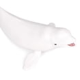 thumbnail image 2 of 1PC Simulation Sea Creature White Whale Model Plastic Ocean Animal Decoration Educational Toy for Home Shop White, 2 of 8