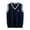 style-01 Navy, variant on Gubotare School Sweaters for Big Girls Boys and Toddlers Uniform Cotton V-Neck Sweater Vest Knitted School Size 9-11 (Dark Gray,9-11 Years)