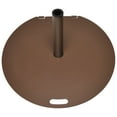 thumbnail image 1 of Patiojoy Base de Parasol de Marché pour Patio de 50 Lb, Support Lesté pour Parasol Rond avec Poignée et Roues, Brun, 1 of 5